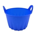 thumbnail image 3 of Silicone Muffin Cups 3.5 X 2.5 Inch Blue Silicone Air Fryer Liners Reusable Baking Cups for Air Fryer Accessories and Home Baking Projects, 3 of 7