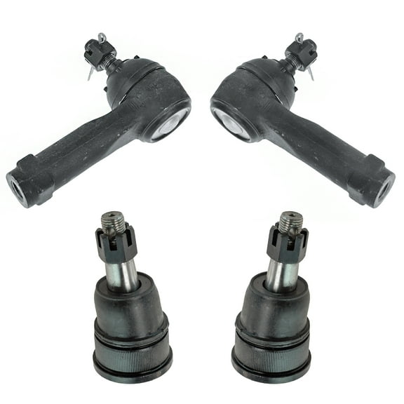 TRQ 4 pc Suspension Kit Front Lower Ball Joints w/ Tie Rod Ends for Honda New PSA63412 Fits select: 1999-2004 HONDA ODYSSEY