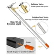 thumbnail image 5 of Extended Portable Tire Inflator Replacement Hose with Stainless Steel Mesh for Protec, 5 of 5