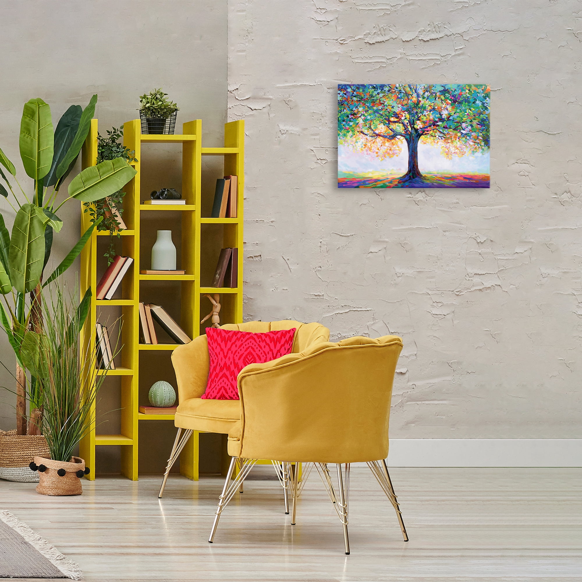 Stupell Industries Tree Of Opportunity Landscape & Nature Painting Wrapped Canvas Art Print Wall Art, 24 x 16