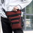 thumbnail image 1 of Waterproof Chest Bag, Men's Multifunctional Shoulder Bag, Durable Polyester Material, Secure Zipper Design, For Outdoor Sports, Travel Commute, Water-Resistant, Large Capacity, Adventure Akmoler, 1 of 9