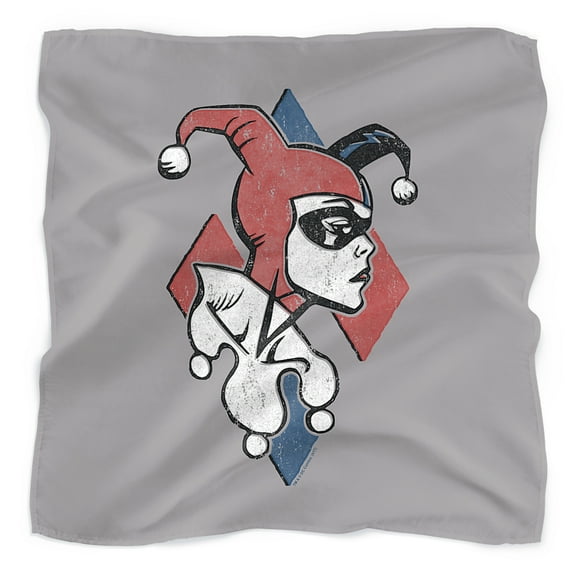 Harley Quinn Profiling Bandana (21 in x 21 in)