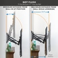 thumbnail image 4 of Pull Down Fireplace TV Mount - For TVs from 65" to 85", 4 of 15