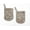 Golden Brown, variant on Floral Garden Oven Mitts (Set Of 2) by Penny's Needful Things (Silvery Gray)