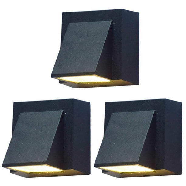 3X 3W Modern Minimalist Creative Outdoor Waterproof Wall Lamp LED Outdoor Garden Light Door Light