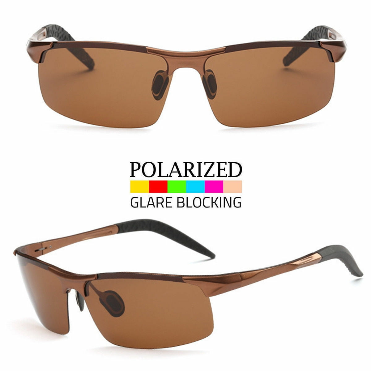 Men's Aluminium Polarized Hd Vision Sunglasses Driving Outdoor Fishing