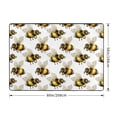 thumbnail image 2 of Area Rugs For Living Room Decor - Honey Bee Realistic cute Soft Anti Slip Throw Washable Rugs 5x7 For Bedroom, Indoor Carpet For Bedroom Living Room 80x58In, 2 of 7