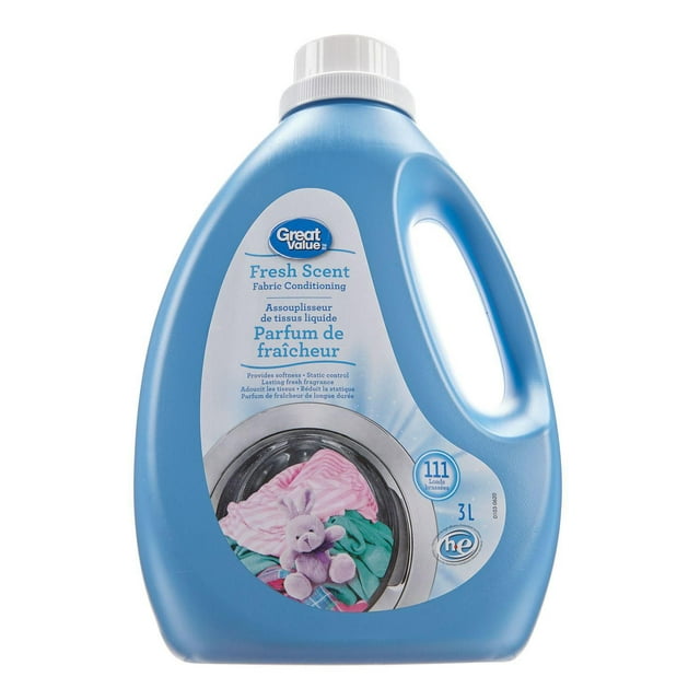 Great Value Fresh Scent Fabric Conditioning, 3L