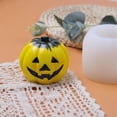 thumbnail image 5 of Molde de silicona de calabaza 3D para Halloween Acción de Gracias, DIY, para hacer velas hechas a mano, molde de arcilla de jabón, decoración de chocolate para pastel de bricolaje Feliz Sencillez, 5 of 5