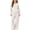 White, variant on CYRBOKO Sweaters Outfit Sets for Girls, Comfy Zipper Long Sleeve Fall Winter Hooded Tops and Flared Pants White Size 1-8 T