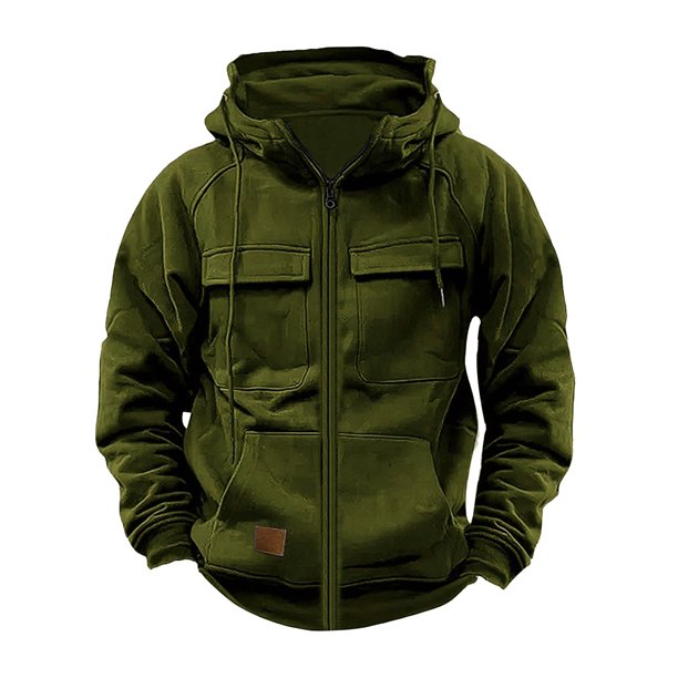 WILLBEST Sudaderas para Hombre, Sudaderas con Capucha para Otoño e Invierno para Jóvenes, Monos para Hombre, Sudaderas Casuales De Color Sólido, Abrigo con Capucha Mediana