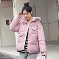thumbnail image 1 of Chaqueta de algodón acolchada para mujer, Chaqueta corta gruesa y holgada de algodón, chaqueta de pan, Chaqueta de algodón para estudiante, abrigo para mujer, 1 of 6