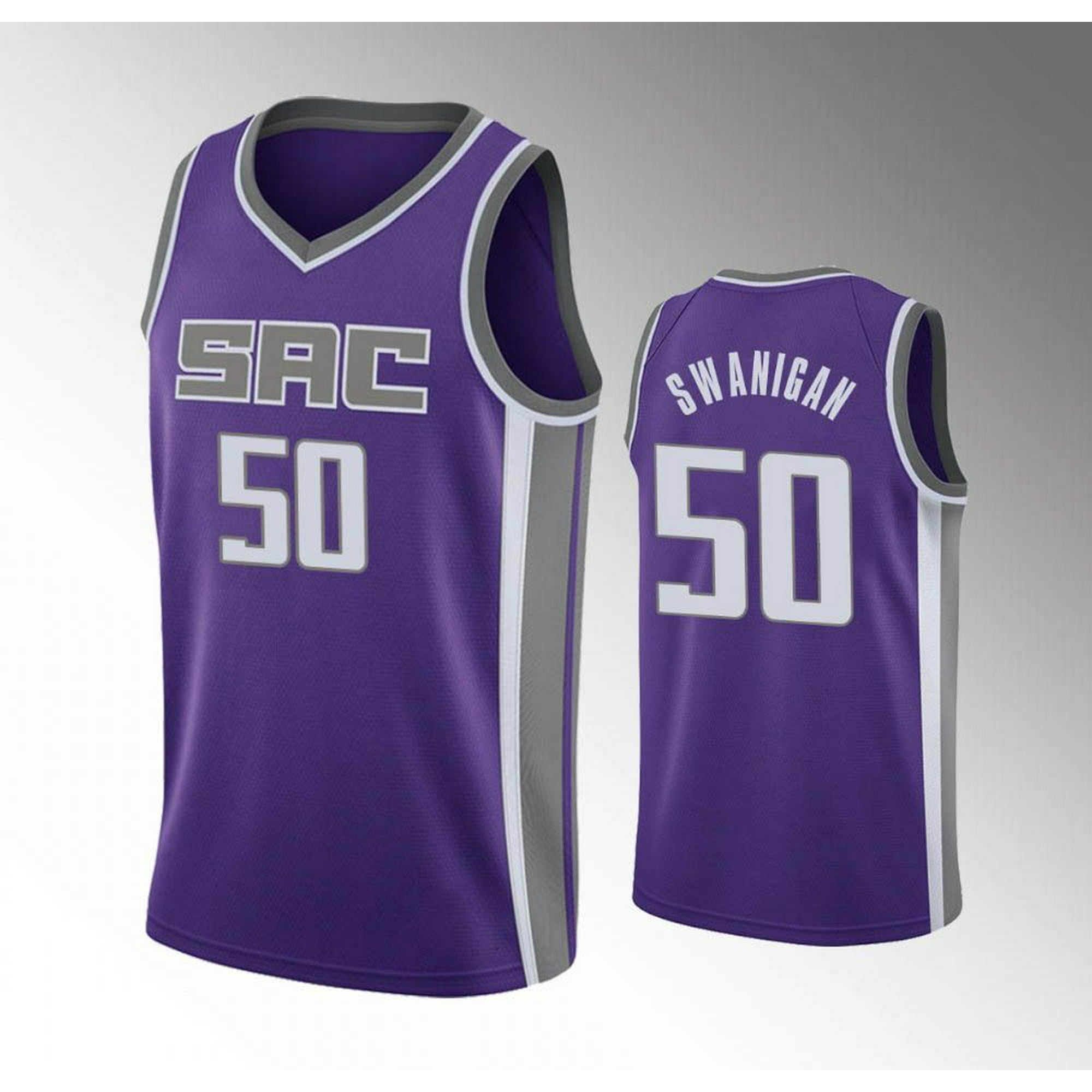 NBA_ Jersey Sacramento''Kings''Men Marvin Bagley III Buddy Hield De'Aaron  Fox Harrison Barnes Icon Purple Custom Jersey 