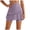 Purple, variant on Women's High Waist Fitness Tennis Skort Summer Athletic Skirt with Built-in Shorts Yoga Workout Running (Green, XXL)