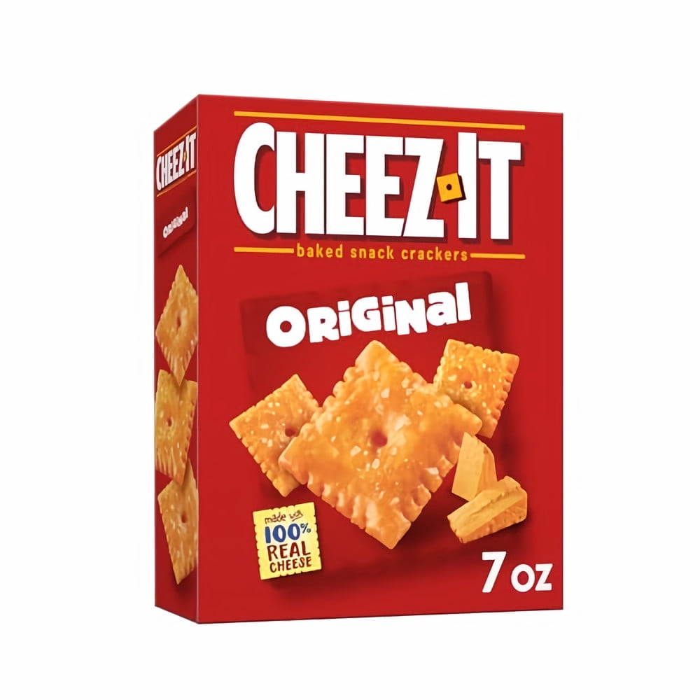Cheez-It Cheese Crackers Baked Snack Crackers Lunch Snacks Family Size Variety Pack (3 Boxes) C11