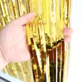 thumbnail image 5 of TICKJOY 10 Pack Foil Curtain Backdrop – 3.3x6.6ft Metallic Foil Fringe Curtains Photo Booth Tinsel Backdrop for Birthday Wedding Baby Shower Bachelorette Christmas Halloween Party Decorations, 5 of 6