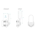 thumbnail image 4 of Camco Cam Lock - 7/8-inch Offset - Silver (44353), 4 of 5