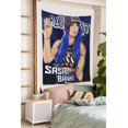 thumbnail image 3 of Tapiz de Sasha Banks con impresión de póster para colgar en la pared, arte de pared, tapiz para dormitorio, sala de estar, pasillo, dormitorio, decoración del hogar, 60 x 40 pulgadas, 3 of 8