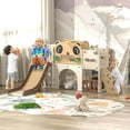 thumbnail image 6 of Imerelez 9-in-1 Large Toddler Slide and Climber Set, Kids Slide Playset with Basketball Hoop and Ball, Ring Toss, Lookout Tower, Telescope, Storage, Freestanding Slide for Indoor Outdoor, 6 of 6