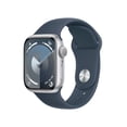 thumbnail image 1 of Apple Watch Series 9 GPS 41 mm Silver Aluminum Storm Blue, 1 of 6