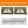 thumbnail image 4 of Golf Putter Putting Mat Trainer Indoor Putting Green Pad Equipment Golf Hitting Line Training Aids Blanket Kit, 4 of 5