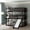 Espresso + Solid Wood-2, variant on [Luckynote]Full-Over-Full-Over-Full Triple Bed with Built-in Ladder and Slide , Triple Bunk Bed with Guardrails, White