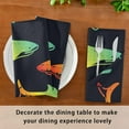 thumbnail image 7 of GZHJMY Sharks Pattern Cloth Napkins Set of 6 Pack, Washable Soft Table Dinner Napkins 20 inch for Kitchen, Hotel, Party, Wedding Washcloths, 7 of 7