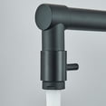 thumbnail image 4 of Matte Black Kitchen Sink Faucet Single Handle Pull Down Sprayer Swivel Mixer Tap For Daily Life, 4 of 12
