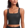 thumbnail image 1 of Remera CRZ YOGA Butterluxe Crop Top con Escote Cuadrado Negra XS, 1 of 5
