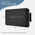 thumbnail image 2 of Outdoor TV Cover for Outside Flat Screen Televisions with Mounts and Stands, 2 of 7