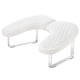 thumbnail image 4 of Reposabrazos para manicura en forma de U, soporte para el cuidado de las uñas, almohada para uñas de mano Blanco, 4 of 9