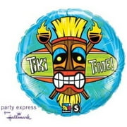 Luau Tiki Time! 18 Inch Foil Mylar Balloon [13543]