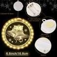 thumbnail image 2 of Luces decorativas navideñas para ventana, luces de cadena de fondo para exteriores, interiores, ventanas, caminos, patios, dormitorios, fiestas, vacaciones, pared, blanco cálido, 2 of 6