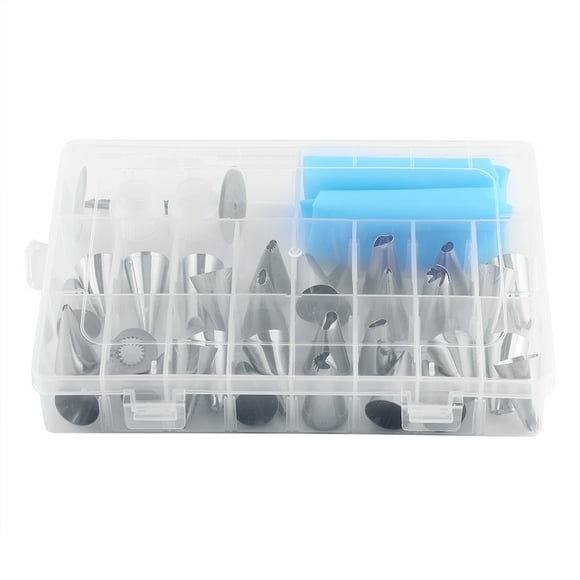 Piping Tip Set,32Pcs/Set Stainless Steel Piping Piping Nozzle Set Piping Tips Power Packed Performance