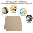 thumbnail image 3 of Minkissy 2Pcs Wall Felt Tiles Beige for Memo Storage in Home Decor, 3 of 5