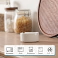 thumbnail image 3 of HAOTOP Small Ceramic Ashtray-2Pack, Ash Holder for Smokers 3-Inch,White, 3 of 6