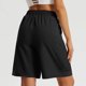 thumbnail image 5 of mfyjkho Pantalones Cortos Para Mujer, Pantalones Largos De Moda Para Mujer, De Color Liso, Con Bolsillos, Cintura Elástica, Botones Y Cremallera. Pantalones Cortos Para Correr Para Mujer S, 5 of 8