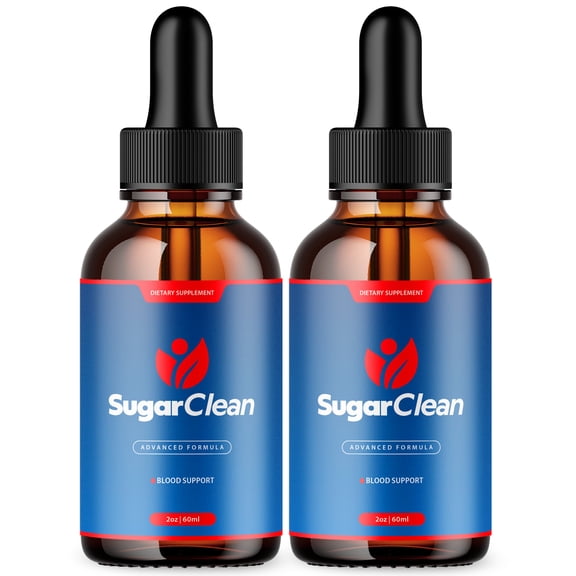 Sugar Clean Advanced Formula Drops Natural Support Supplement SugarClean 60 Servings