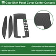 thumbnail image 5 of Unique Bargains Central Control Gear Shift Panel Trim Cover for Chevrolet Camaro 10-15 Gear Shift Control Anti-Scratch Panel Sticker Carbon Fiber Black Half Pack Trim, 5 of 6