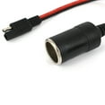 thumbnail image 5 of SAE to 12V Motorcycle Female Cigarette Lighter Socket Disconnect Connector Plug, 5 of 10