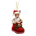 thumbnail image 1 of Adorno Navideño Colgante con Forma de Perro Perfecl Decoración para Navidad Estilo A, 1 of 8