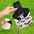 thumbnail image 4 of Haosy Silhouette Bats Golf Mallet Putter Cover Strong Magnetic Leather Golf Club Headcover Closure, 4 of 7
