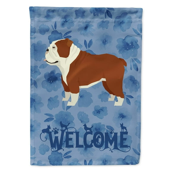 English Bulldog Welcome Garden Flag