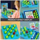 thumbnail image 4 of BRIGHTFUFU 1 set Niños jugando a los checkers juego de inteligencia de pensamiento lógico para el pequeño bebé, 4 of 8