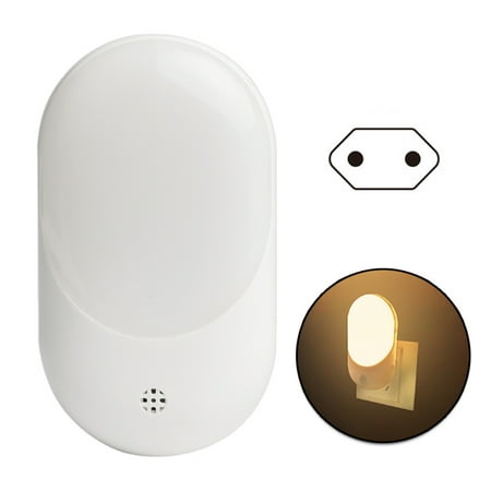 

Plug-In LED Night Light Intelligent Induction Lighting Lamp Adjustable Brightness for Bedroom Hallway Study