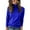 38#Royal Blue, variant on Mock Neck Tops for Women Long Sleeve Dressy Casual Lightweight Basic Knitted Pullover Sweater Wine S