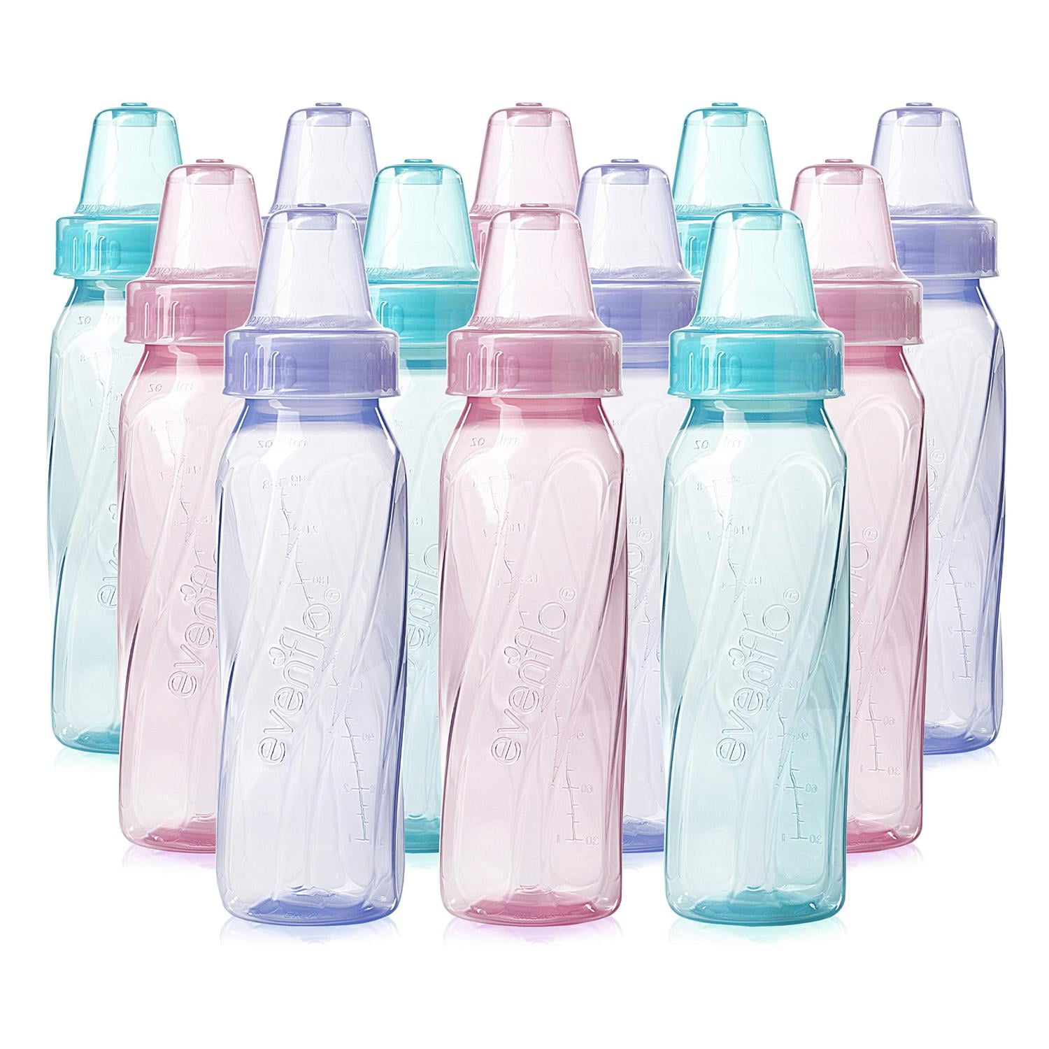 Evenflo Feeding - Botellas de cuello estándar de plástico teñido ...
