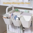 thumbnail image 2 of Storage Basket Waterproof Space-saving Strong Load Bearing Mini Hanging Plastic Desktop Storage Bin Case Kitchen Supplies, 2 of 8