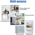 thumbnail image 7 of 3-Tier Magnetic Spice Rack for Refrigerator, Fridge Shelf with Paper Towel Holder, Seasoning Jar, Can, Bottle Organizer, 7 of 7