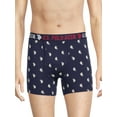 thumbnail image 4 of U.S. Polo Assn. Underwear Men's Cotton Stretch Mid Leg Boxer Briefs Underwear, 3-Pack, 4 of 7